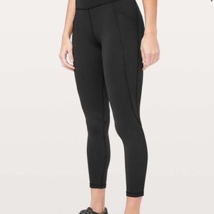 lululemon time to sweat 7/8 length legging sz4
